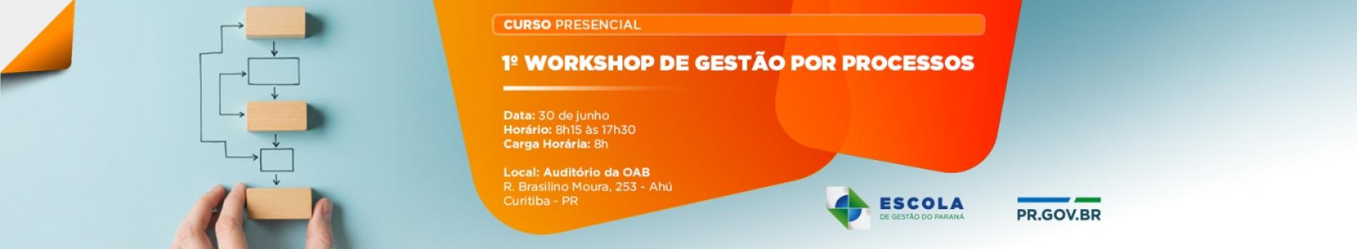 1º Workshop de Gestão por Processos